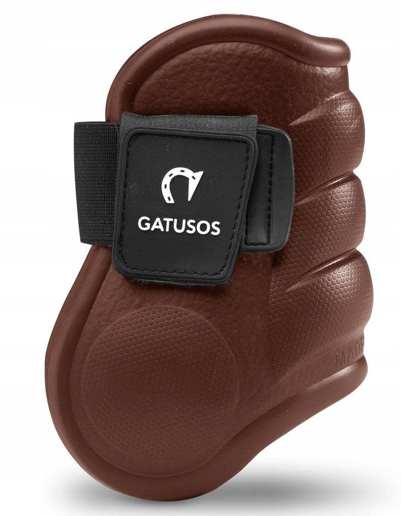 Ochraniacze skokowe GATUSOS DELUXE tył brąz - Cavalo